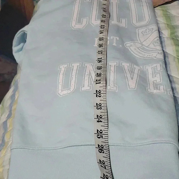 Powder blue crew cut sweatshirt - Picture 3 of 9